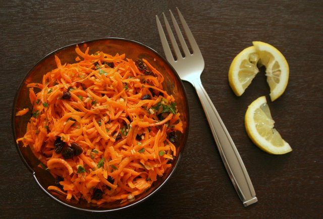 Carrot Raisin Salad
 Carrot Raisin Salad with Lemon & Garlic