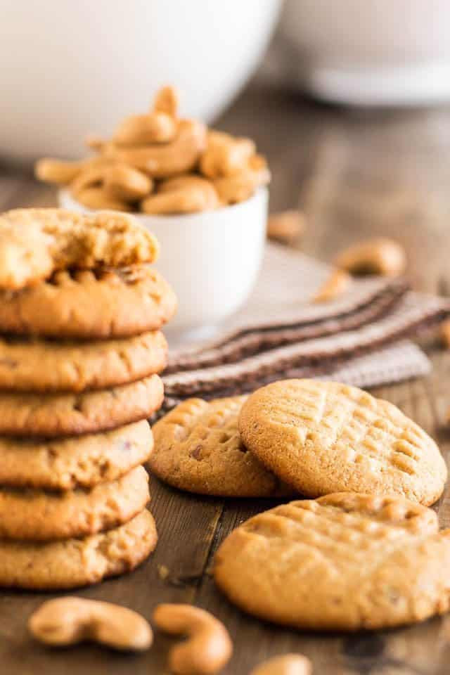 Cashew Butter Cookies
 Roasted Cashew Butter Cookies