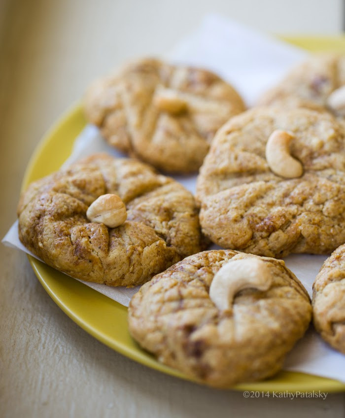 Cashew Butter Cookies
 "Cashews Just Want to Have Fun" Cookies Warm and Chewy