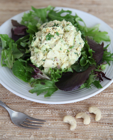 Cashew Chicken Salad
 Cashew Turmeric Chicken Salad Plus a Contest