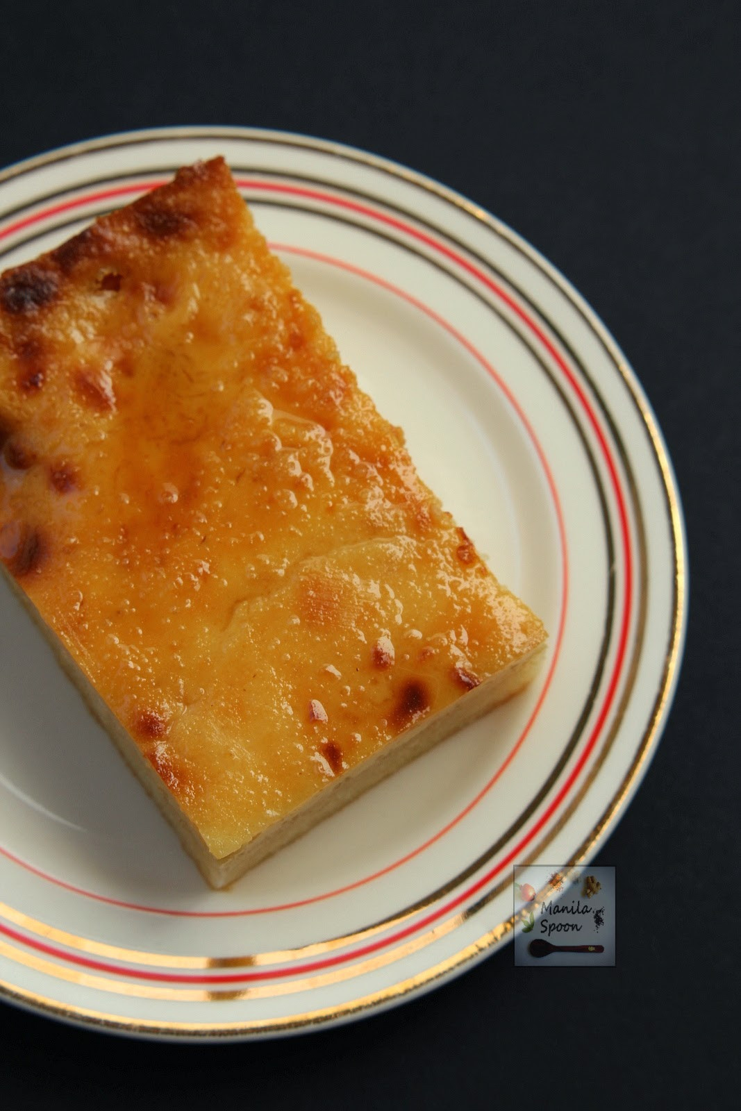 Cassava Cake Recipe
 Cassava Cake with Creamy Custard Topping