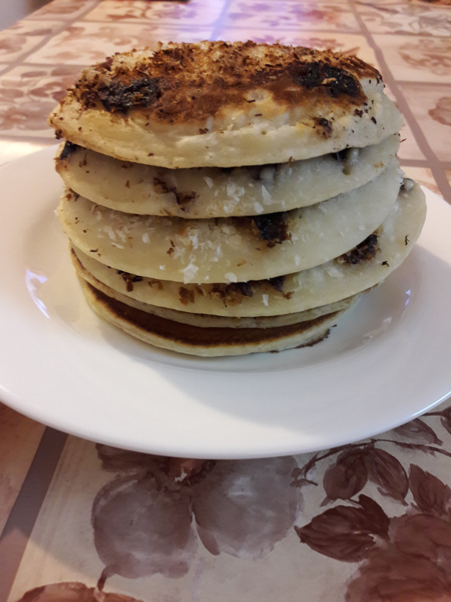 Cassava Flour Pancakes
 4 Ingre nts Vegan Cassava Flour Pancakes – Lazy Happy Me