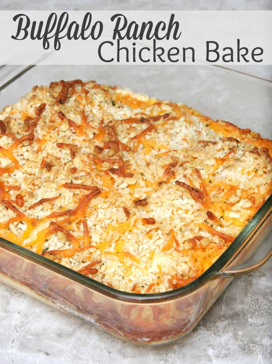 Casserole Recipes With Chicken
 Buffalo Ranch Chicken Bake