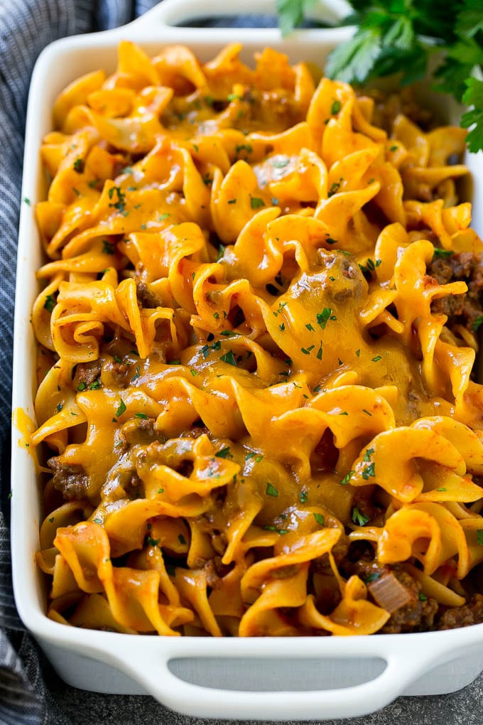 Casserole With Ground Beef
 Beef Noodle Casserole Dinner at the Zoo