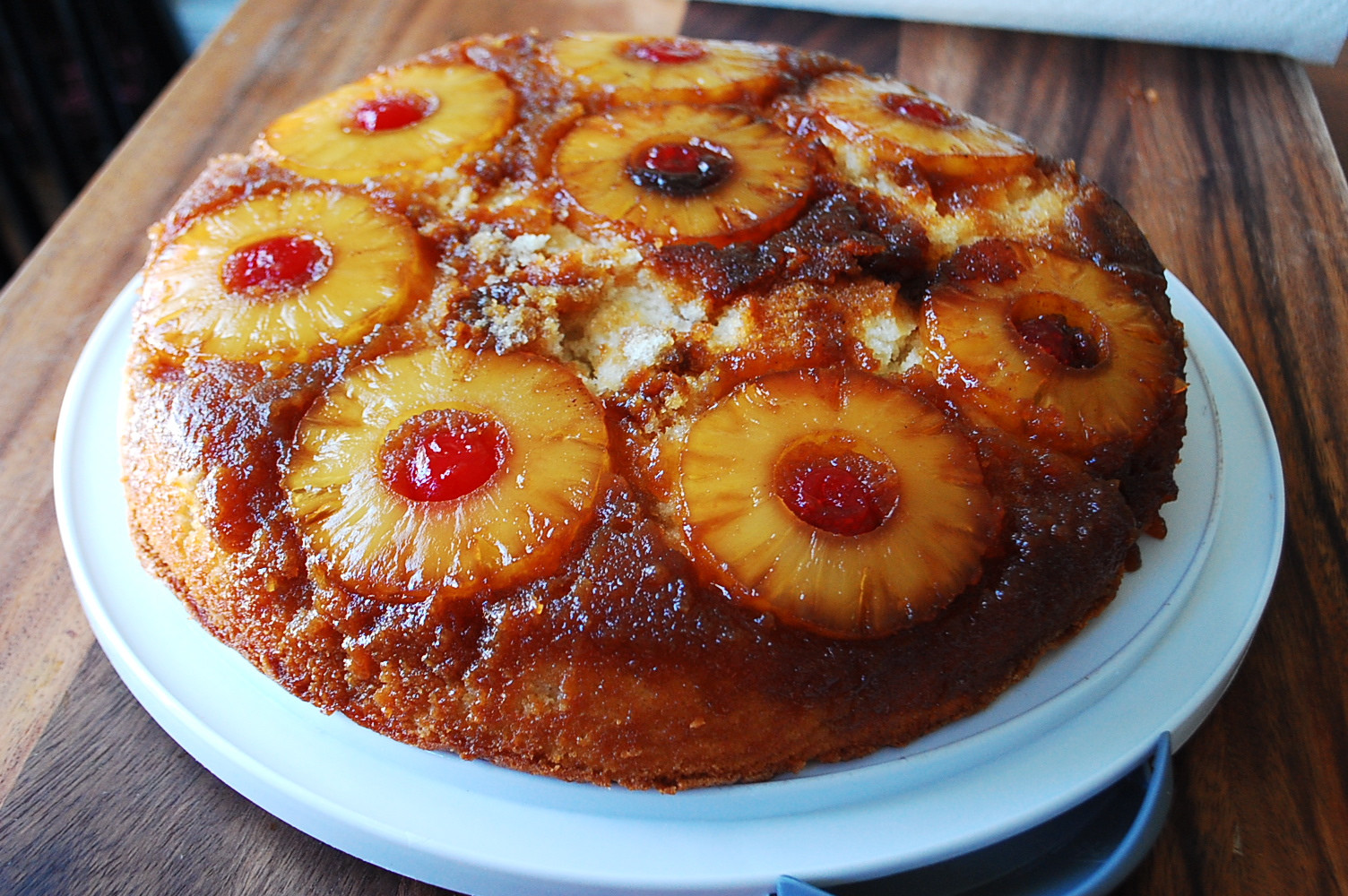 Cast Iron Pineapple Upside Down Cake
 Nesbit s Next Door Pineapple Upside Down Cake