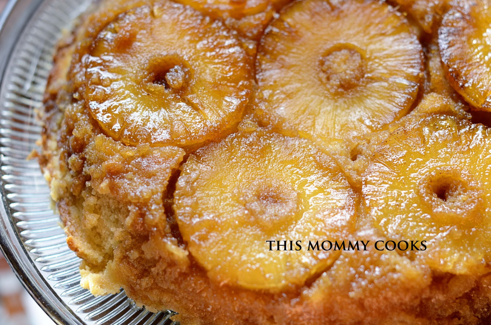 Cast Iron Pineapple Upside Down Cake
 This Mommy Cooks Pineapple Upside Down Cake in cast iron