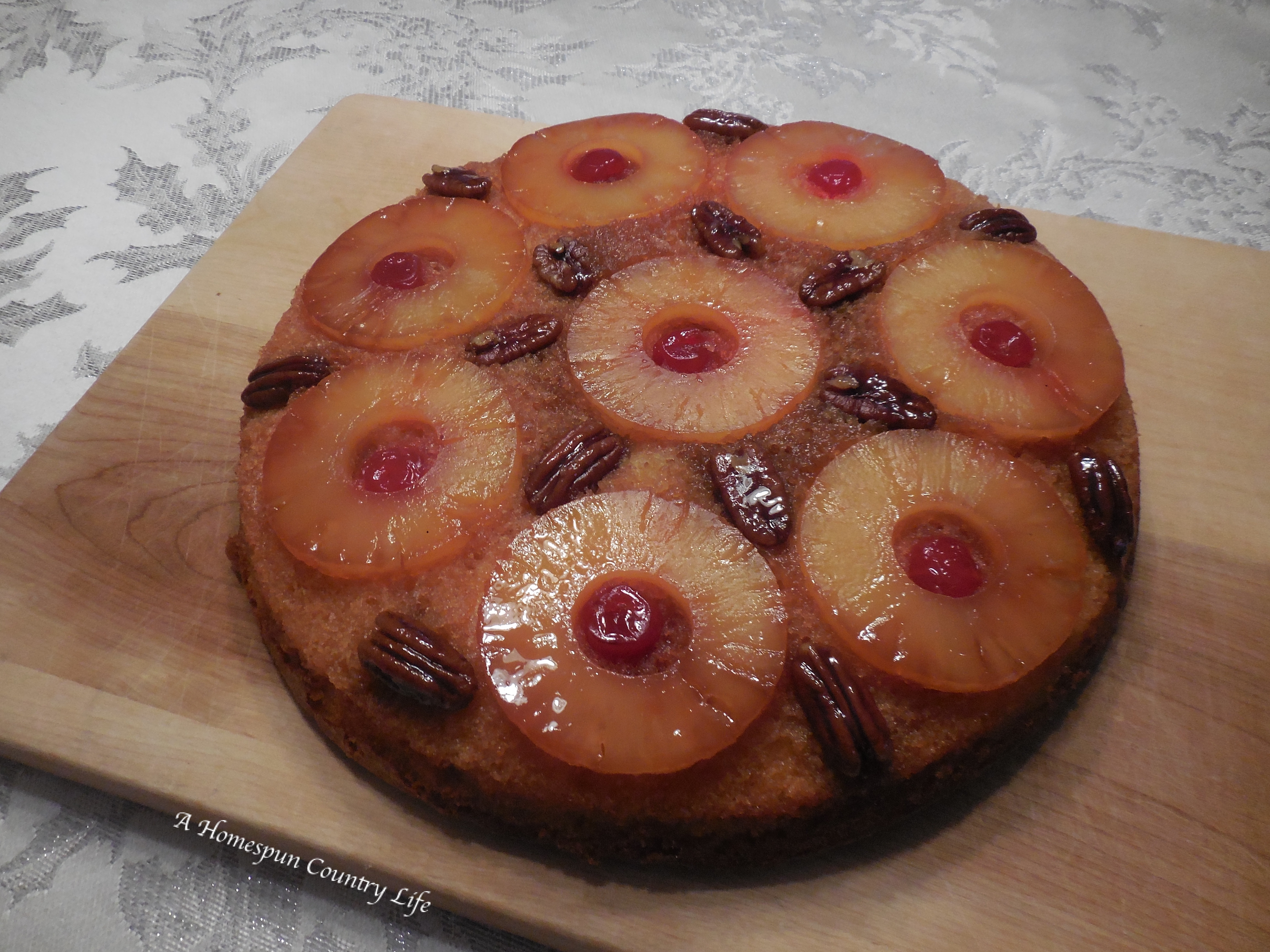 Cast Iron Pineapple Upside Down Cake
 Cast Iron Pineapple Upside Down Cake