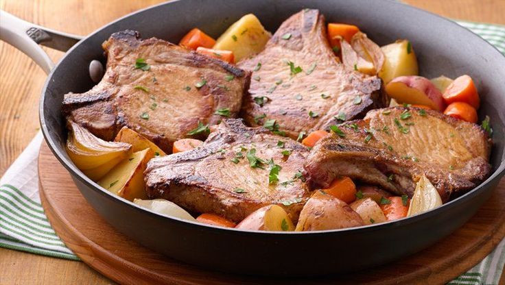 Cast Iron Skillet Boneless Pork Chops
 Pork Chop Skillet Dinner Recipe