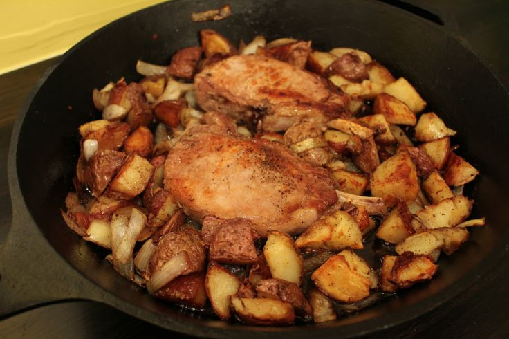 Cast Iron Skillet Pork Chops
 Love Matt and Kara Dinnertime Cast Iron Skillet Pork