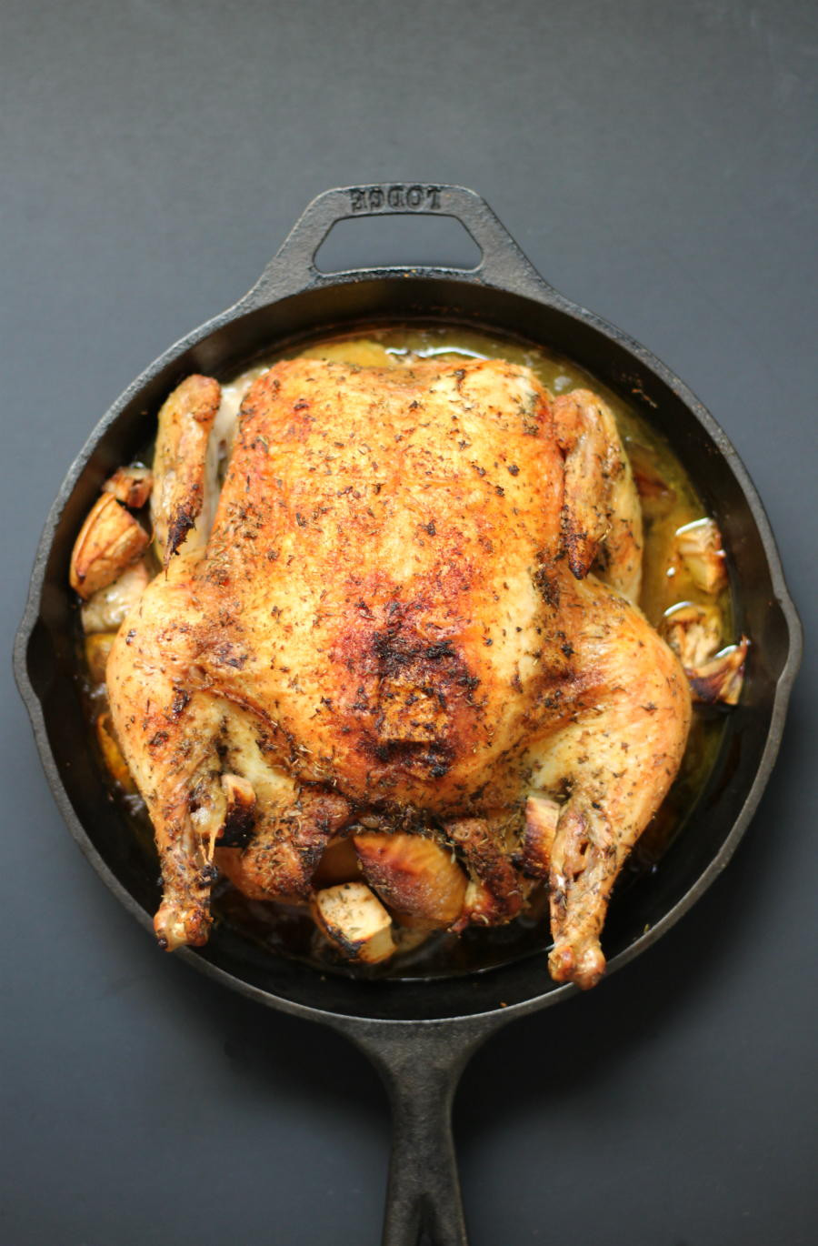 Cast Iron Whole Chicken
 Easy Cast Iron Whole Roasted Chicken