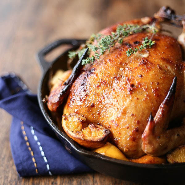 Cast Iron Whole Chicken
 cast iron whole chicken