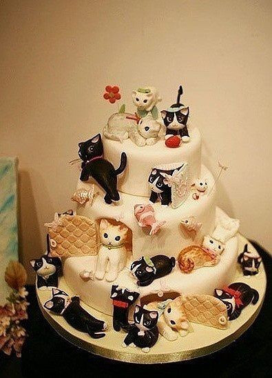 Cat Birthday Cake
 35 best Cats Cakes images on Pinterest