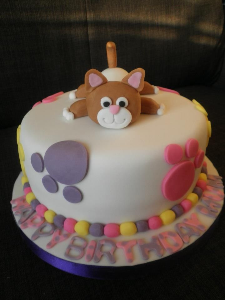 Cat Birthday Cake
 Cat themed birthday cake