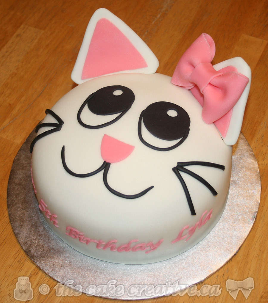 Cat Birthday Cake
 Kitty Cat Birthday Cake