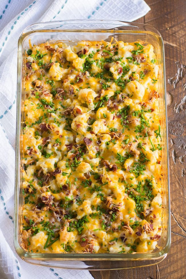 Cauliflower Casserole Keto
 Loaded Cauliflower Casserole Recipe