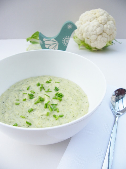 Cauliflower Cheese Soup
 Cauliflower Cheese Soup with Broccoli Tinned Tomatoes