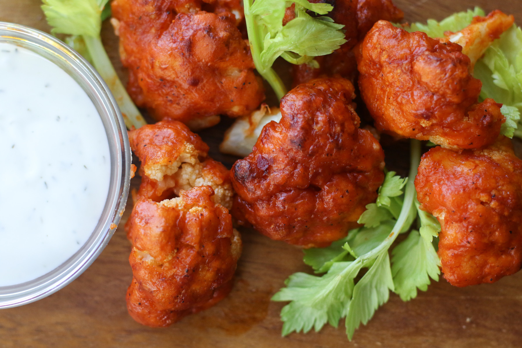 Cauliflower Chicken Wings
 alex thomopoulos Crispy Gluten Free Cauliflower Buffalo