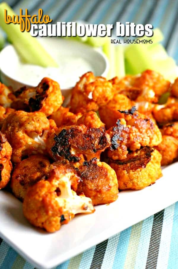 Cauliflower Chicken Wings
 Buffalo Cauliflower Bites Healthy Appetizer Recipe