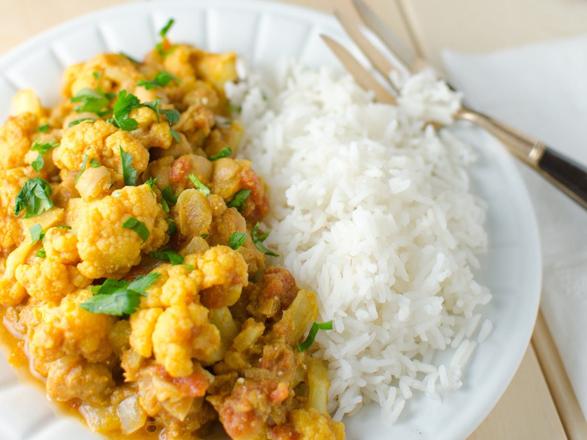 Cauliflower Curry Indian
 Indian Chickpea and Cauliflower Curry Recipe Kristen