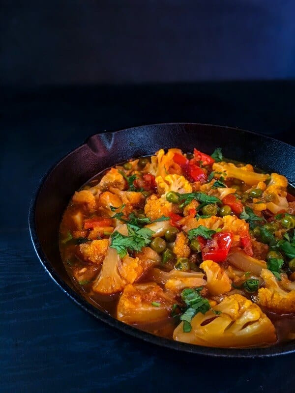 Cauliflower Curry Indian
 Healthy Indian Cauliflower and Peas Recipe Vegan GF Paleo