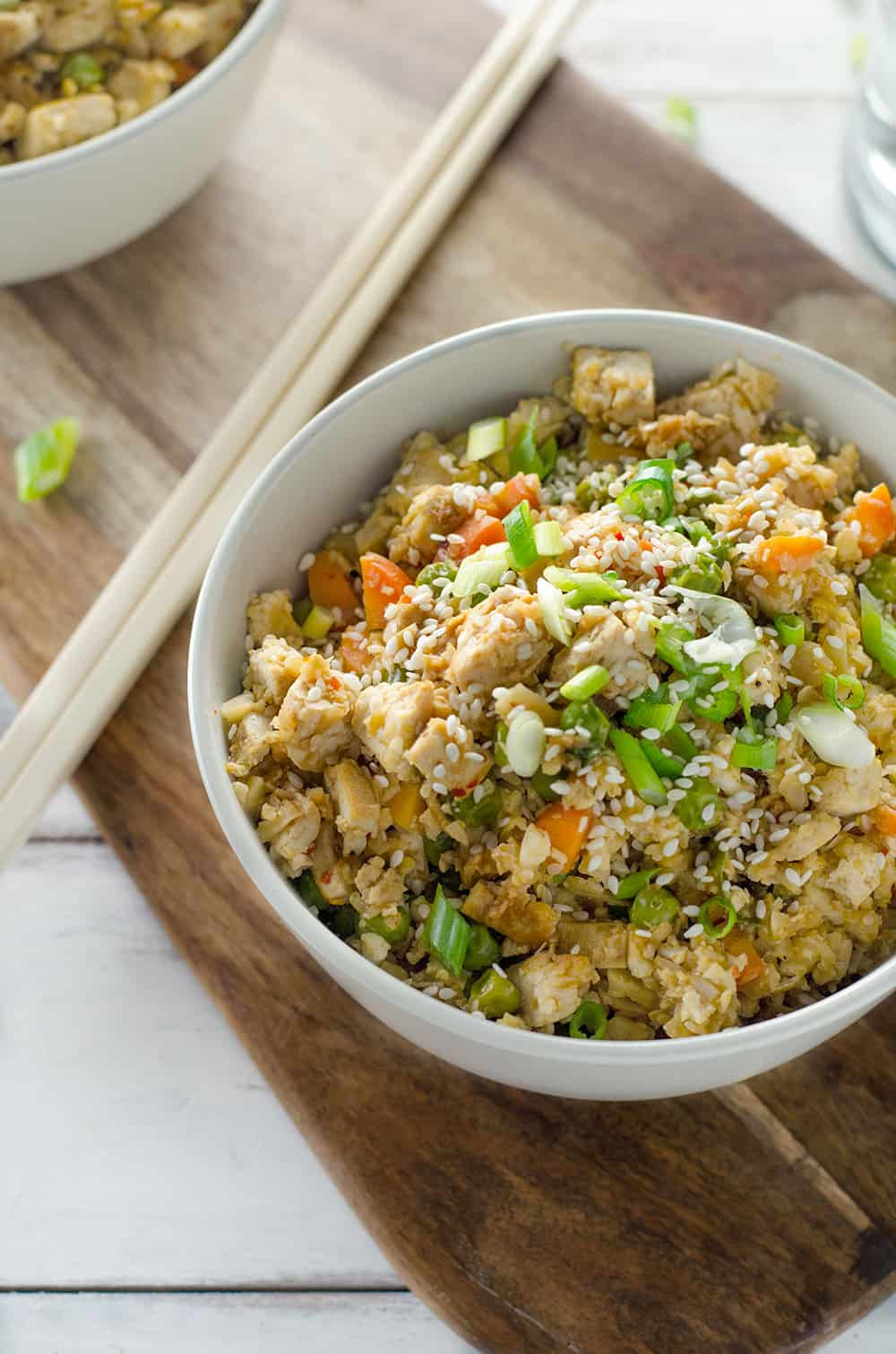 Cauliflower Fried Rice
 Easy Vegan Cauliflower Fried Rice Delish Knowledge