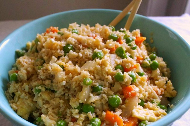 Cauliflower Fried Rice
 Mock Fried Rice