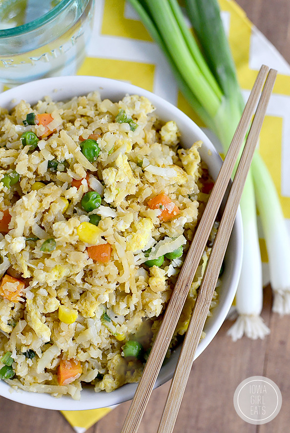 Cauliflower Fried Rice
 Cauliflower Fried Rice Video Iowa Girl Eats