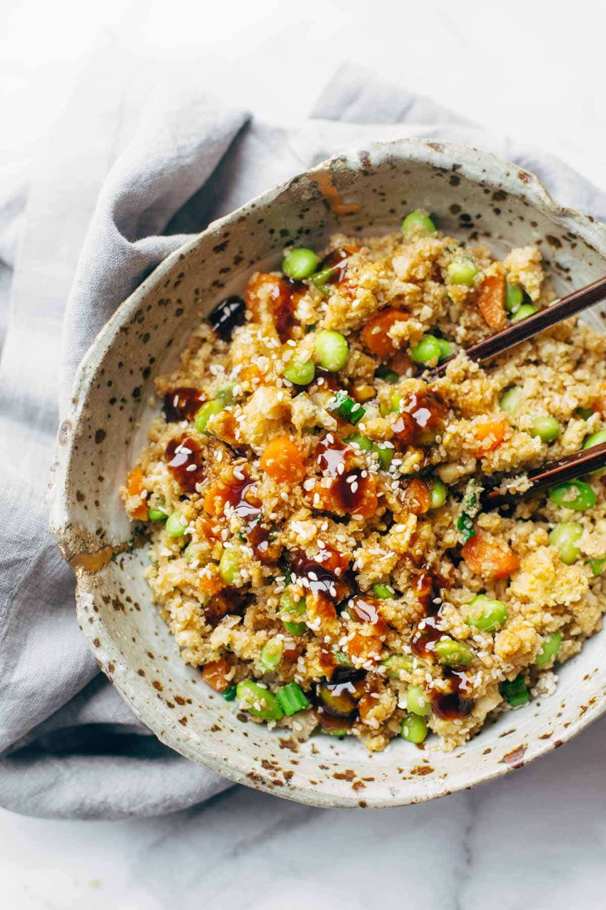 Cauliflower Fried Rice
 15 Minute Cauliflower Fried Rice Recipe Pinch of Yum