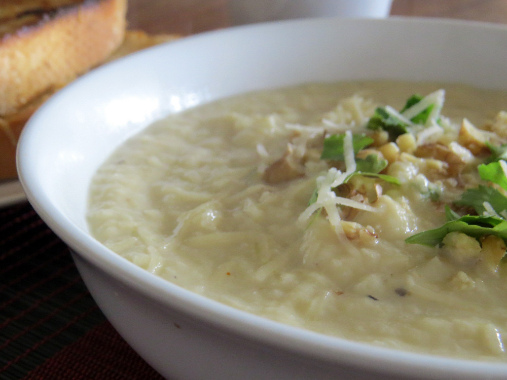 Cauliflower Leek Soup
 Cauliflower & Leek Soup