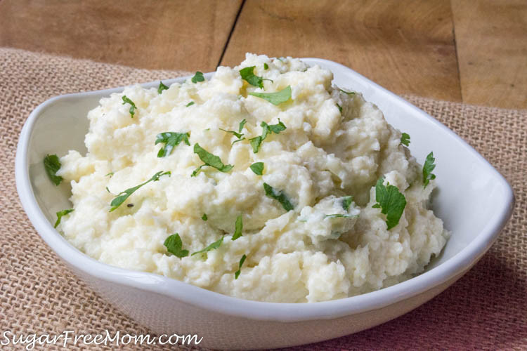 Cauliflower Mashed Potato
 Slow Cooker Creamy Mashed Cauliflower