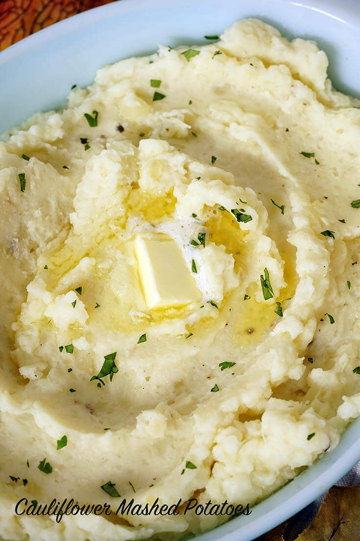 Cauliflower Mashed Potato
 Cauliflower Mashed Potatoes Bowl Me Over