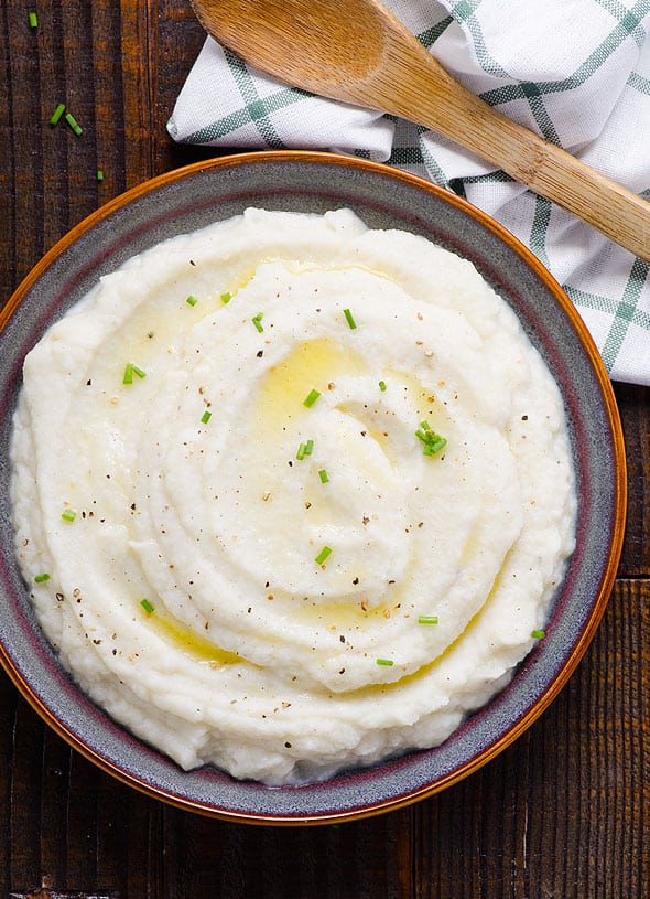 Cauliflower Mashed Potato
 Cauliflower Mashed Potatoes iFOODreal Healthy Family