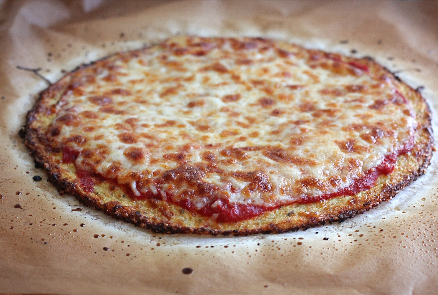 Cauliflower Pizza Crust
 The Lucky Penny Blog The BEST Cauliflower Crust Pizza