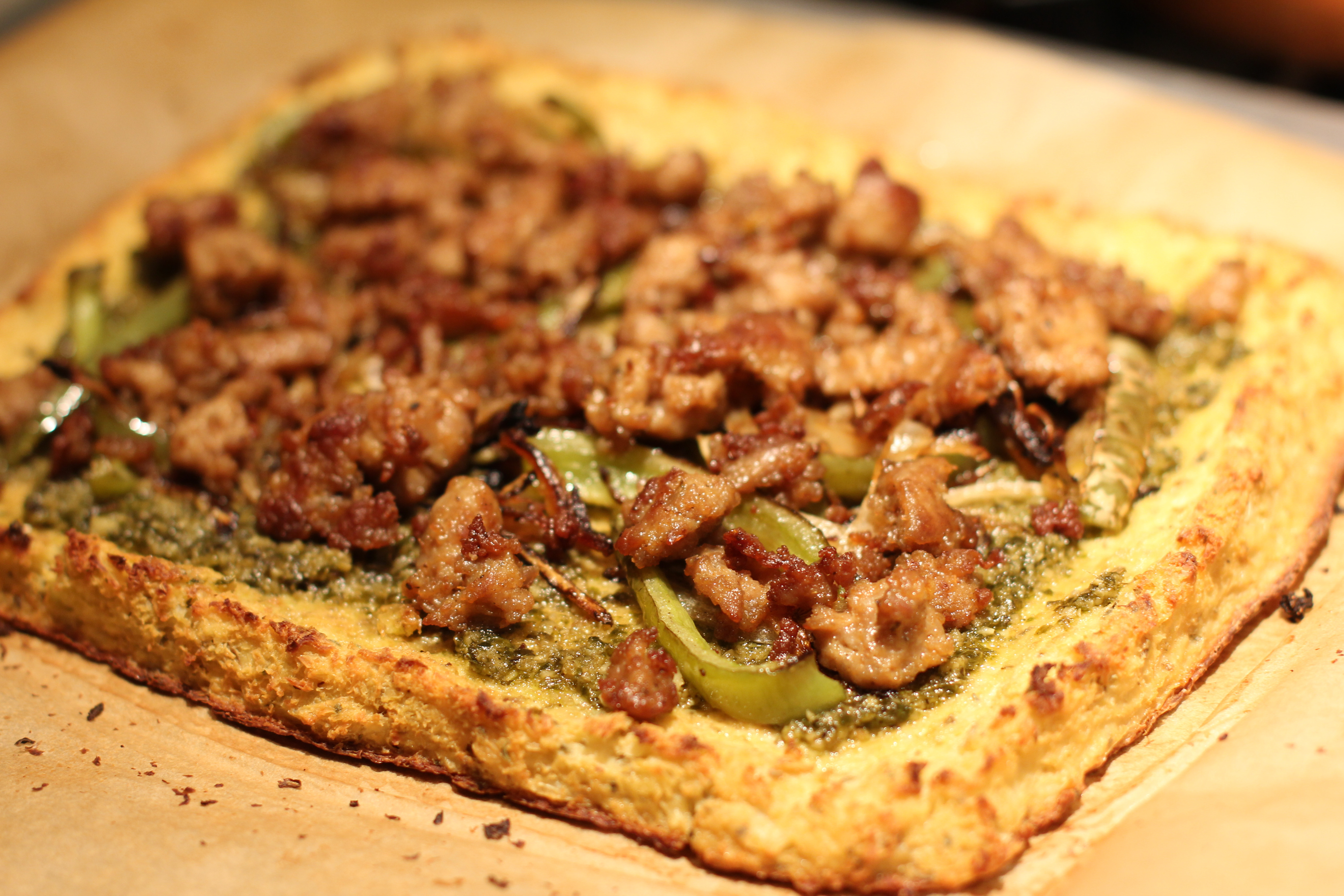 Cauliflower Pizza Crust
 Paleo Table Cauliflower Crust Pizza