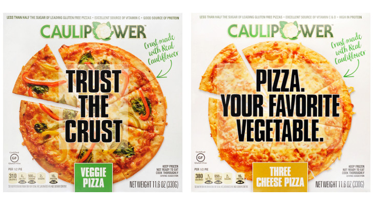 Cauliflower Pizza Crust Frozen
 Caulipower Cauliflower crust Frozen Pizzas