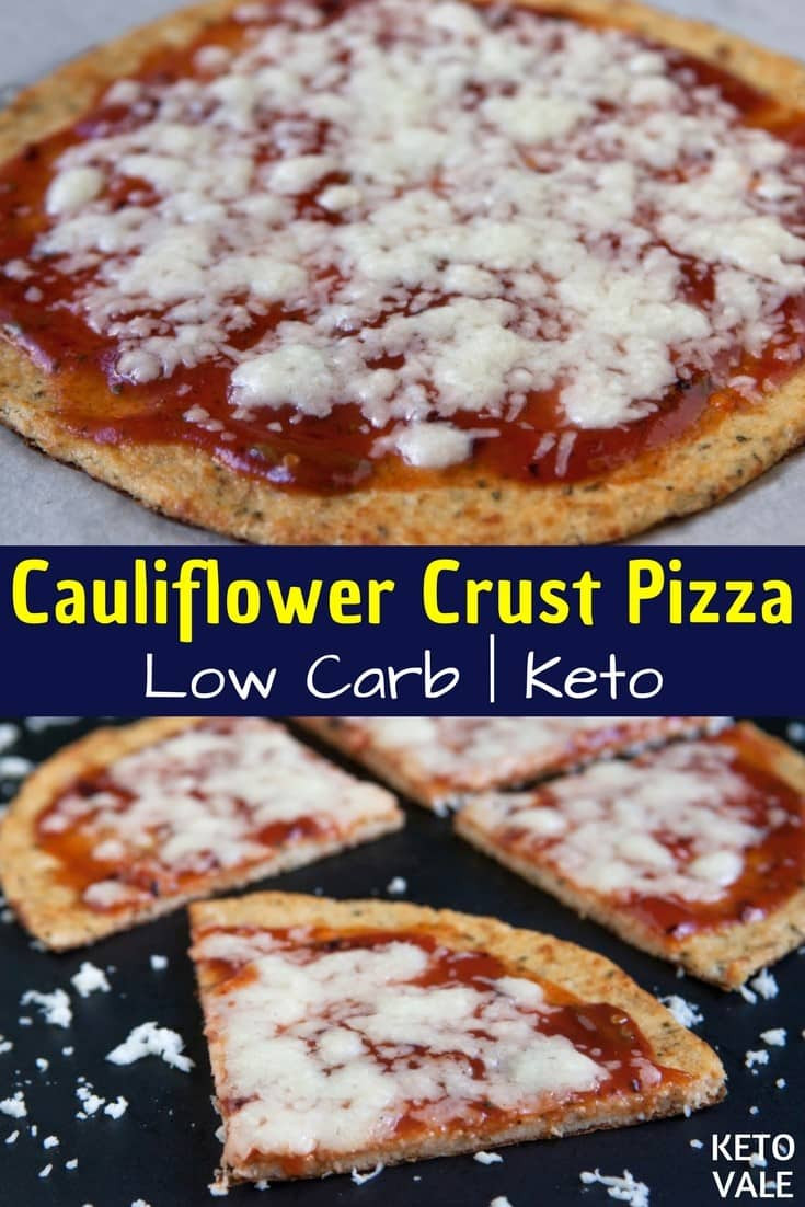 Cauliflower Pizza Crust Keto
 Keto Cauliflower Crust Pizza Low Carb Recipe