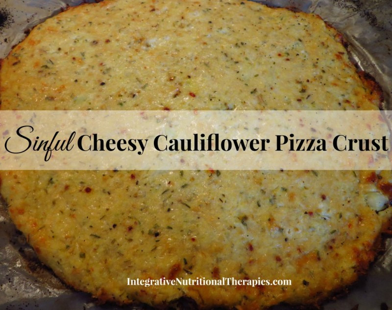 Cauliflower Pizza Crust Where To Buy
 Sinful Cheesy Cauliflower Pizza Crust Melissa Malinowski ND