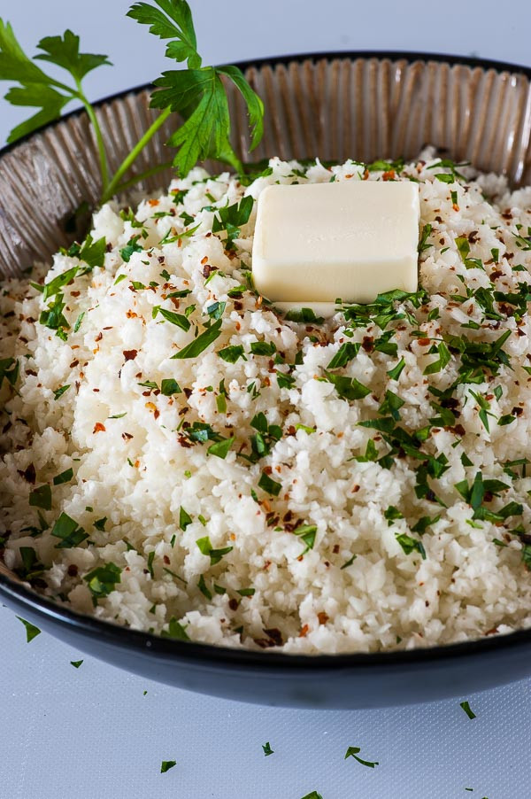 Cauliflower Rice Microwave
 Microwave Garlicky Cauliflower Rice