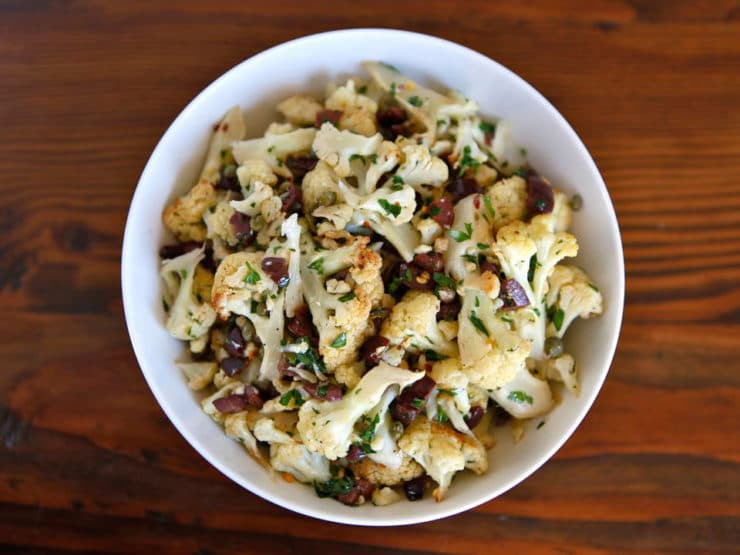 Cauliflower Salad Recipes
 Italian Roasted Cauliflower Salad Recipe from Calabria