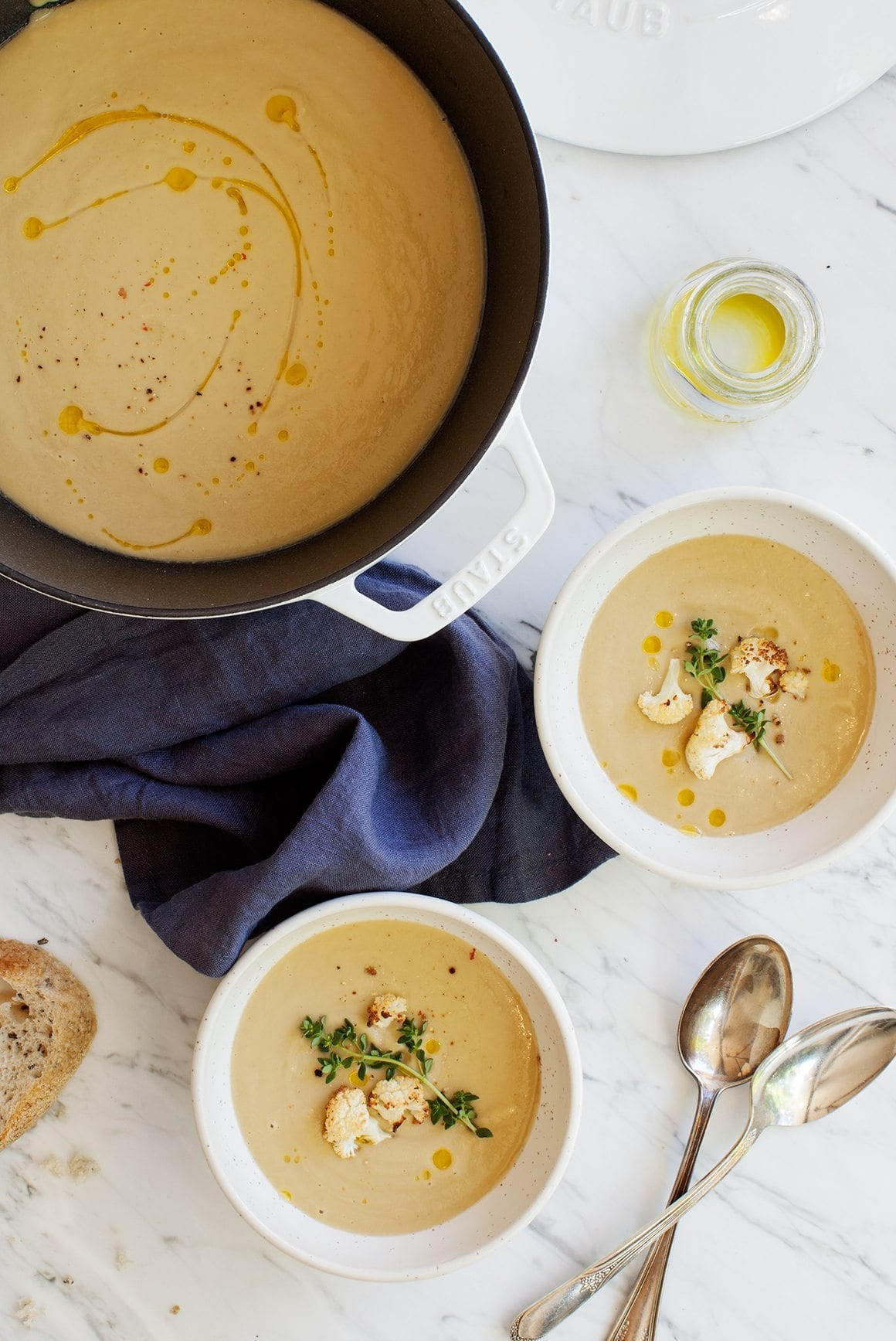 Cauliflower Soup Recipe
 Creamy Roasted Cauliflower Soup Recipe Love and Lemons