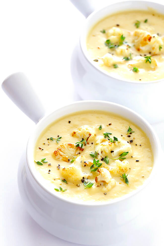 Cauliflower Soup Recipe
 Creamy Cauliflower Soup