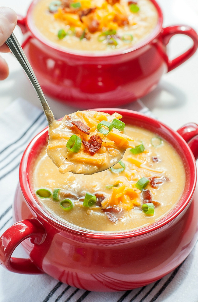 Cauliflower Soup Recipe
 Slow Cooker Sweet Potato and Cauliflower Soup