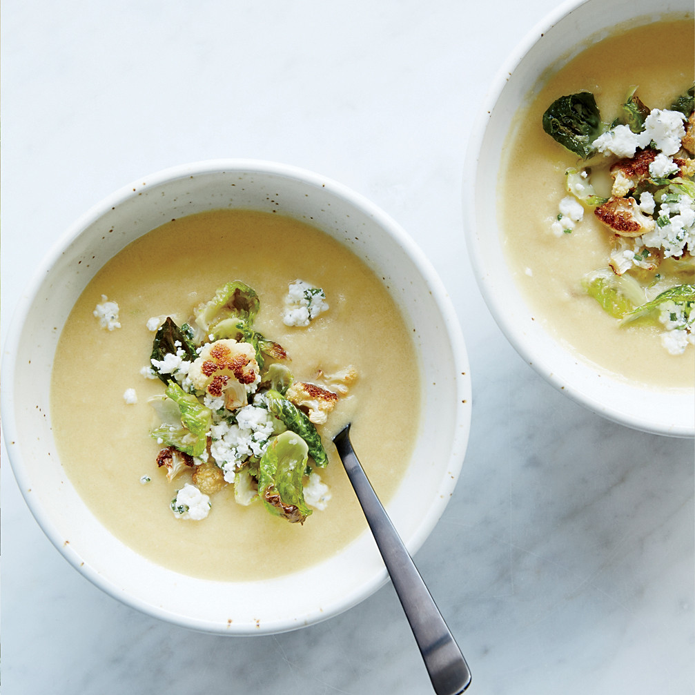 Cauliflower Soup Recipe
 Cauliflower Soup with Herbed Goat Cheese Recipe Anne