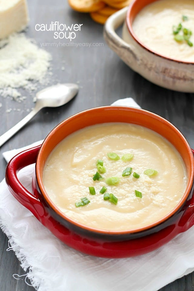Cauliflower Soup Recipes
 Creamy Cauliflower Soup Yummy Healthy Easy