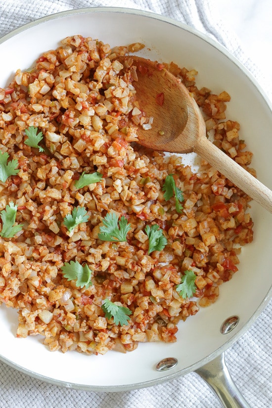 Cauliflower Spanish Rice
 Mexican Cauliflower “Rice”