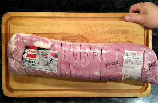 Center Cut Pork Loin
 How to Save on Meat Chop It Up Yourself