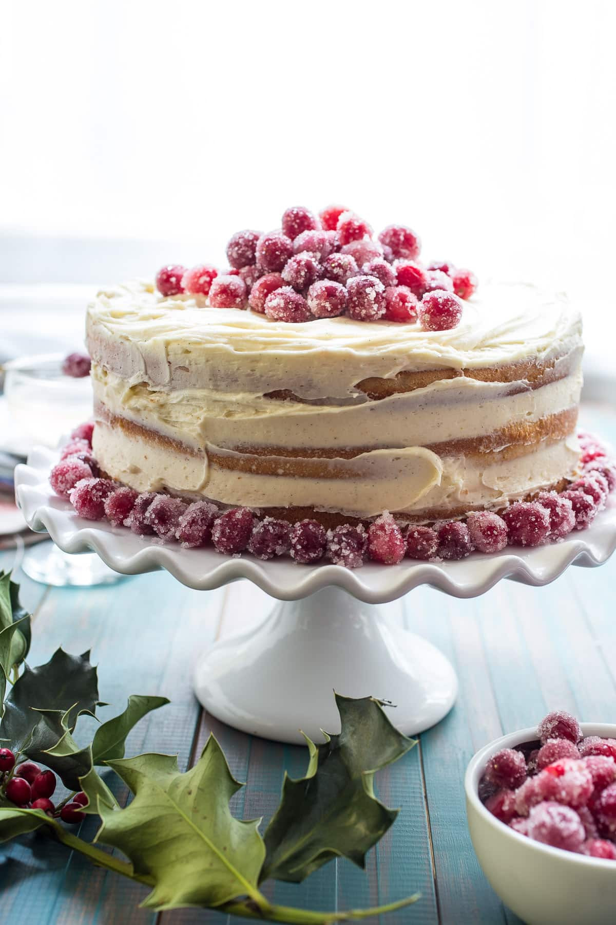 Champagne Cake Recipe
 Cranberry Champagne Cake