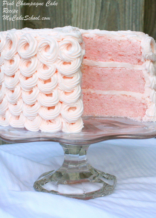 Champagne Cake Recipe
 Delicious Pink Champagne Cake Recipe from Scratch