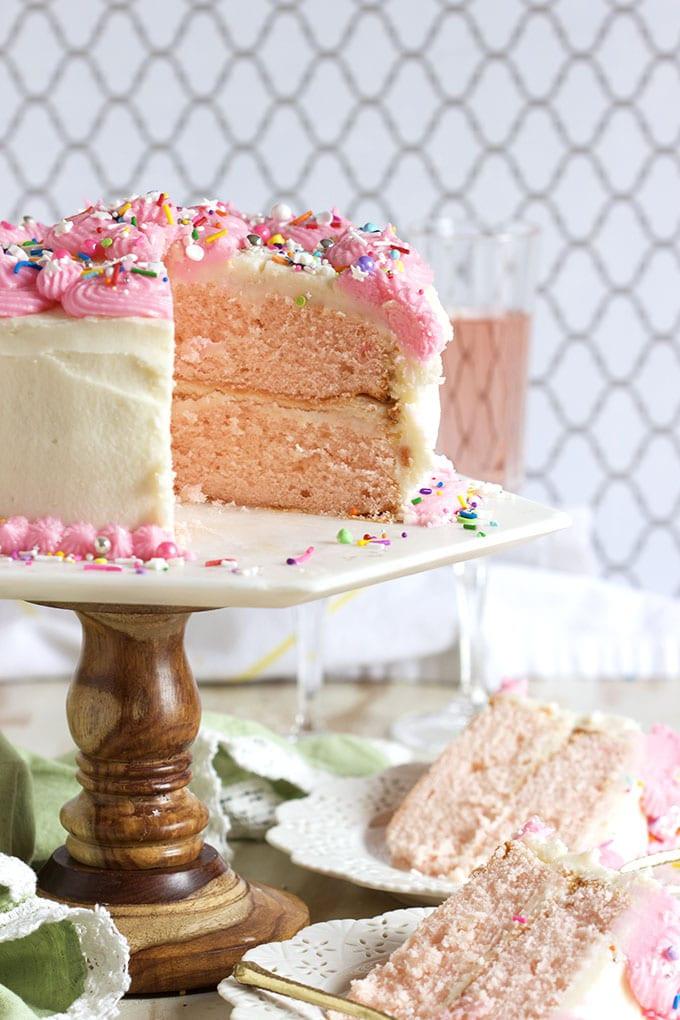 Champagne Cake Recipe
 Pink Champagne Cake Recipe The Suburban Soapbox