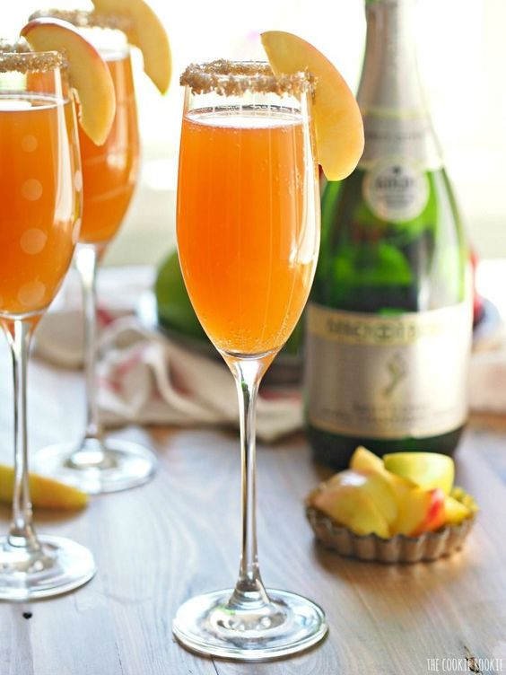 Champagne Drinks For Brunch
 Apple Cider Mimosas Recipe